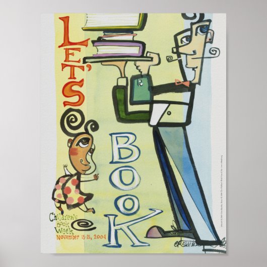 Poster de la Semaine du livre pour enfants 2004 (Devant)