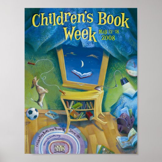 Poster de la Semaine du livre pour enfants 2008 (Devant)