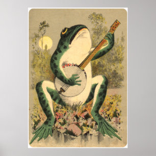 Poster de la Serenade de grenouille