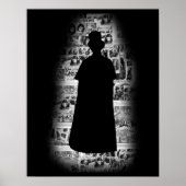 Poster de la silhouette de Jack the Ripper (Devant)