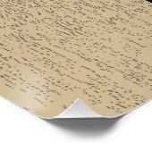 Poster de la silhouette de Jésus et des colombes (Coin)