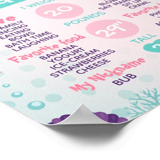 Poster de la Sirène de fille (Coin)