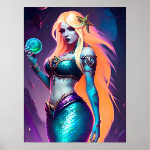 Poster de la sirène d'Imaginaire
