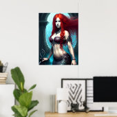 Poster de la sirène d'Imaginaire (Bureau à domicile)