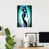 Poster de la sirène d'Imaginaire (Bureau à domicile)