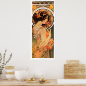 Poster de la Slip de Vache Alphonse Mucha (Cuisine)