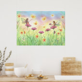 Poster de la soeur Fairies dans le jardin (Cuisine)