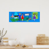 Poster de la soirée Cocktail de Palm Springs atomi (Cuisine)