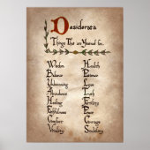 Poster de la soirée sorcière cool (Devant)