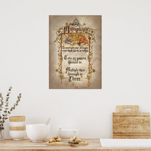 Poster de la soirée sorcière cool (Cuisine)