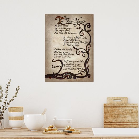 Poster de la soirée sorcière cool (Cuisine)