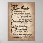 Poster de la soirée sorcière cool (Devant)