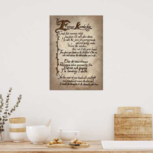 Poster de la soirée sorcière cool (Cuisine)