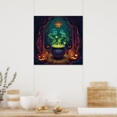 Poster de la sorcière (Cuisine)