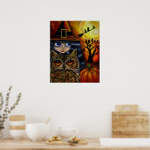 Poster de la sorcière d'Halloween (Cuisine)