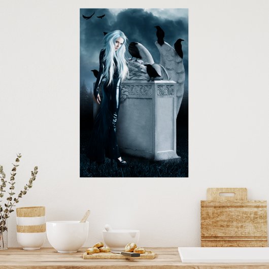 Poster de la sorcière du Corbeau (Cuisine)