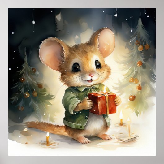 Poster de la souris de Noël (Devant)
