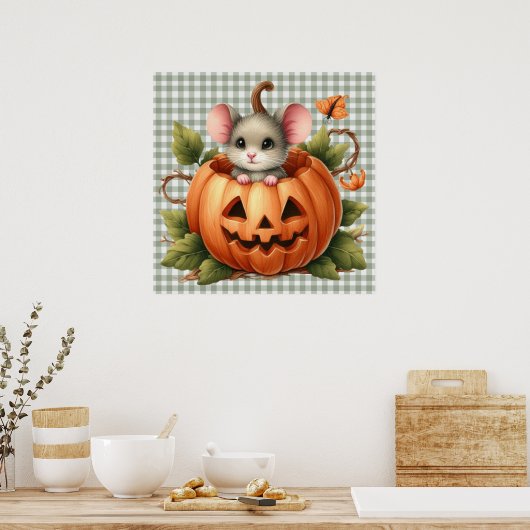 Poster de la souris d'Halloween (Cuisine)