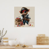 Poster de la souris d'Halloween (Cuisine)