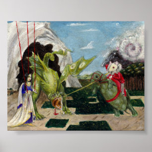 Poster de la souris et de la minuscule souris