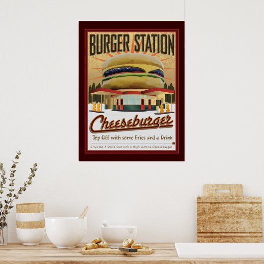 Poster de la station Burger (Cuisine)