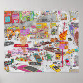 Poster de la station-service de Quito (Devant)