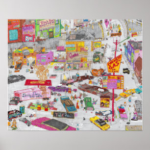 Poster de la station-service de Quito