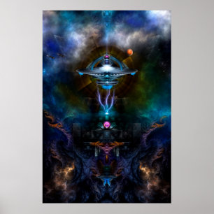 Poster de la station spatiale Ansarious Wall