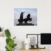 Poster de la statue de Boadicea (Bureau à domicile)