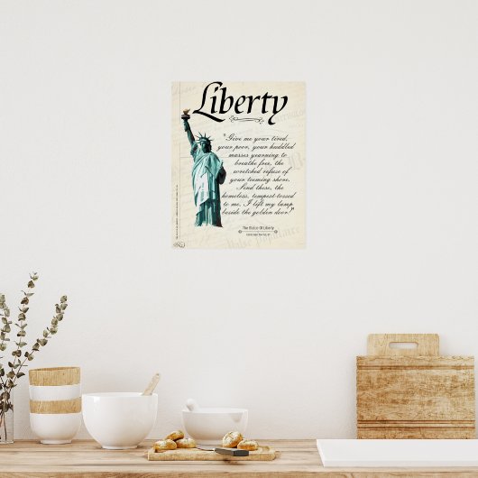 Poster de la Statue de la Liberté (Cuisine)