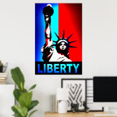 Poster de la Statue de la Liberté (Bureau à domicile)
