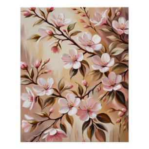 Poster de la succursale en floraison