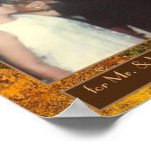 Poster de la table cadeau Mariage de automne "Lumi (Coin)