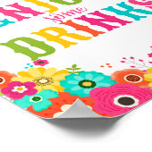 Poster de la table de bar Thème Fiesta mexicaine (Coin)