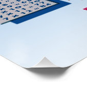 Poster de la table de multiplication des couleurs  (Coin)