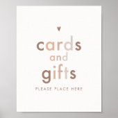 Poster de la table des cartes et cadeaux neutres s (Devant)