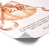 Poster de la table des enseignes citrouille Pink B (Coin)