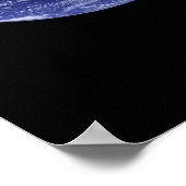 Poster de la Terre de l'espace extra-atmosphérique (Coin)