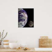 Poster de la Terre et de la Lune (Cuisine)