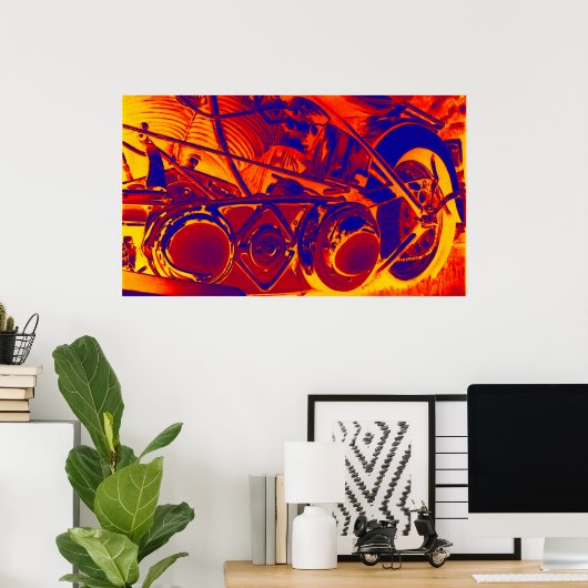 Poster de la tête (Bureau à domicile)