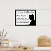 Poster de la tête avant, position, cachet de texte (Cuisine)