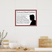 Poster de la tête avant, position, cachet de texte (Cuisine)