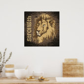 Poster de la tête de lion (Cuisine)