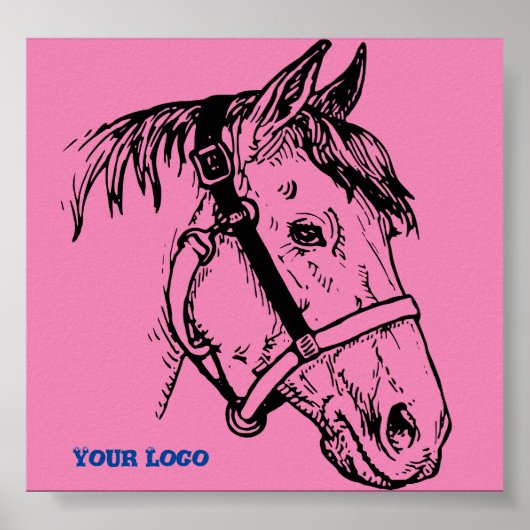 Poster de la tête du cheval (Devant)