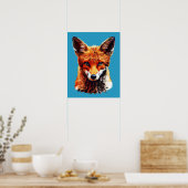 Poster de la tête Red Fox Trendy (Cuisine)