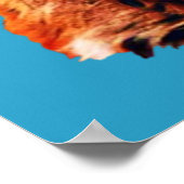 Poster de la tête Red Fox Trendy (Coin)