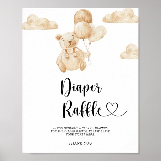 Poster de la tombola de la couche d'or (Devant)