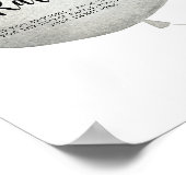 Poster de la tombola de la couche Ours de ballon (Coin)