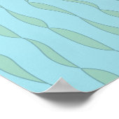 Poster de la tortue de mer (Coin)