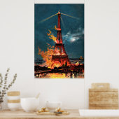Poster de la Tour Eiffel (Cuisine)
